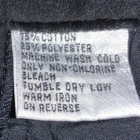 Talbots Woman Classic Fit Stretch black velvet pants Sz 20W front pockets - Picture 5 of 5